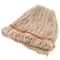 Update International MOP#24LE - 16" x 2.25" x 6" - Cotton Fiber Looped-End Mop Head  