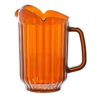 Update International WP-60PB - 60 Oz - Amber Polycarbonate Water Pitcher