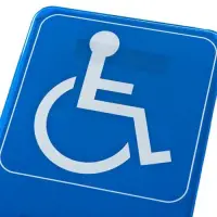 Update International S69-13BL - "Accessible" Sign