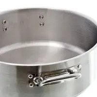 Update International SBR-20 - 20 Qt. - Stainless Steel Brazier with Cover