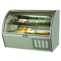 Leader NRCD60SC - 60" Curved Glass Deli Display Case - Counter Height