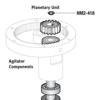 Hobart - HM2-418 - Retaining Ring Parts for Hobart Mixers - A120/A200