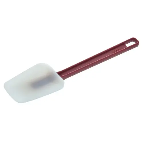 Update International RSP-10HR - 10" x 0.75" x 3" - Heat Resistant Spoon-Shaped Scraper with Silicone Head   