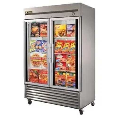 True T-49FG - 54" Reach-In Freezer - 2 Full Glass Swing Door