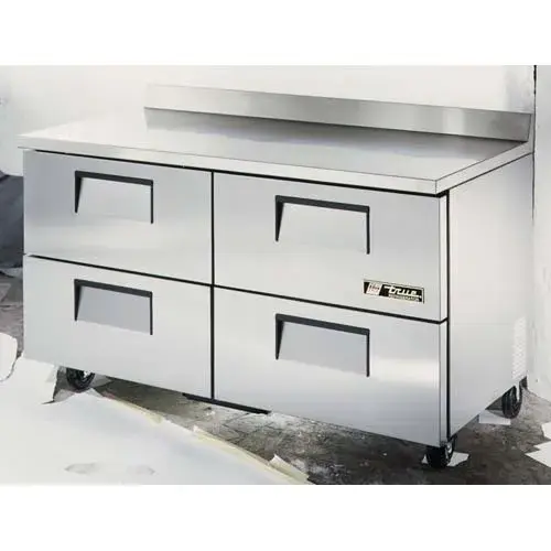 True TWT-60D-4 - 60.5" Worktop Refrigerator - 4 Drawers