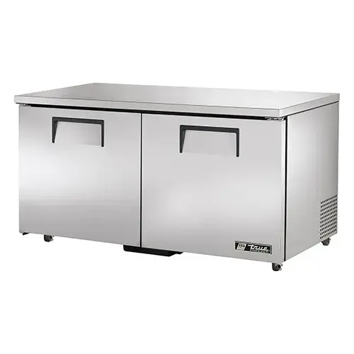 True TUC-60F-ADA - 60.5" Undercounter Freezer- 2 Door 4 Shelves ADA Compliant