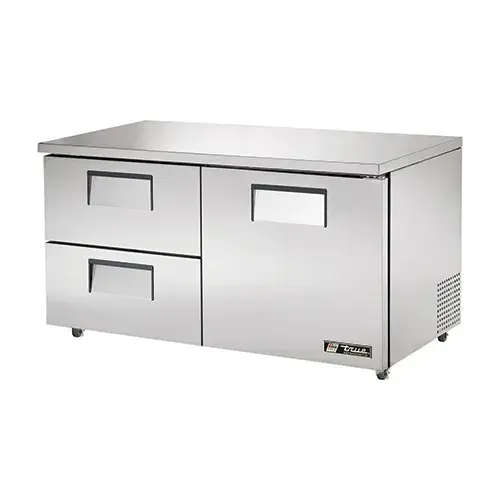 True TUC-60D-2-ADA - 60.5" Undercounter Refrigerator - 1 Door, 2 Drawers ADA Compliant