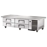 True TRCB-79-86 - 86" 4 Drawer Refrigerated Chef Base