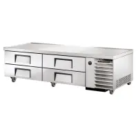 True TRCB-79-86 - 86" 4 Drawer Refrigerated Chef Base