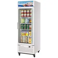 Turbo Air TGF-23F -  Reach-In Freezer - 1 Full Glass Swing Door, 4 Shelves, 27" 