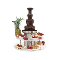 Buffet Enhancements - 010AC2FR - 24" Two Tier Chocolate Fountain Food Display Riser