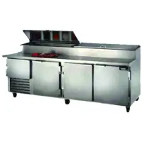 Leader ESPT96 - Four Door 96" Pizza Prep Table - NSF Certified