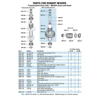 Hobart - HM2-297 - Transmission Shaft Gear Key Transmission Gear Unit - Models A120 and A200/Parts for Hobart Mixers