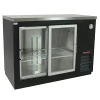 Universal Coolers BB48G - 48" Back Bar Cooler - Glass Sliding Doors 