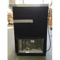 Universal Coolers BB48B - 48" Back Bar Cooler - Black Solid Doors 