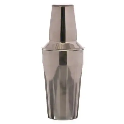 Update International BSH-3PM - Stainless Steel - 3-Piece Bar Shaker - 7.63" x 3" x 3"