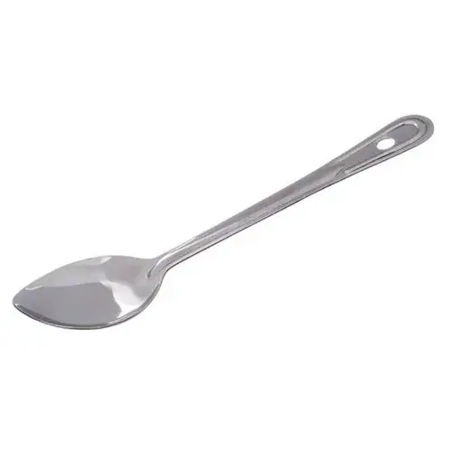 Update International BSLD-11HD - Heavy Duty - Solid Basting Spoon - 0.05" x 2.75" x 11"