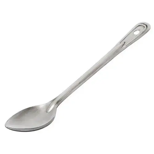 Update International BSLD-13HD - Heavy Duty - Solid Basting Spoon - 0.05" x 2.63" x 13.25"