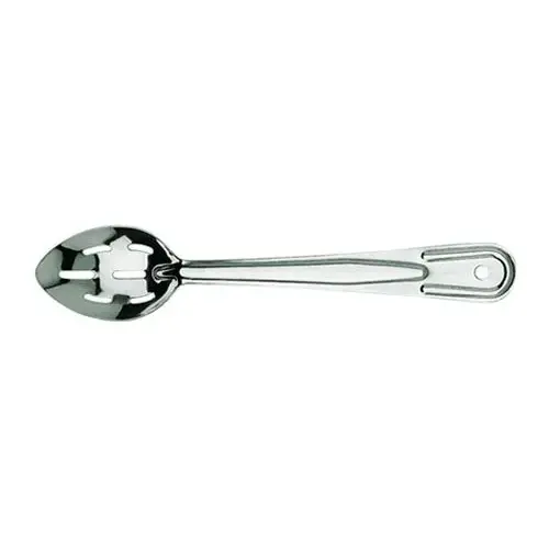 Update International BSOT-11 - Stainless Steel - Slotted Basting Spoon - 0.05" x 2.75" x 11"