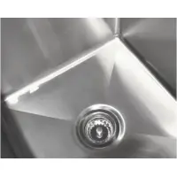 Universal BS-C3T1512 36" Three Compartment Commercial Sink with Extra Support