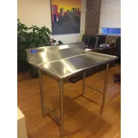 Universal BSR-48 - Stainless Steel Classification Table W/ Backsplash 48"