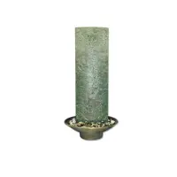 Buffet Enhancements - 1BMW58EMBD - 64" Water Wall Decorative Fountain - Double Sided - Emerald Wall / Black Diamond Base