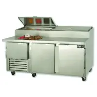 Leader ESPT72 - Three Door 72" Pizza Prep Table - NSF Certified