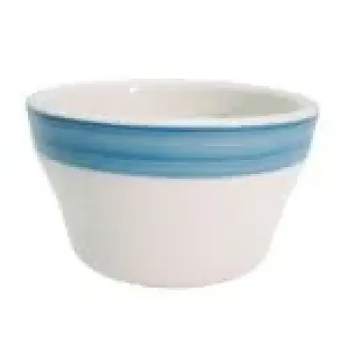 C.A.C. China R-4-BLU - Rainbow Bouillon Cup 4" - (3 Dozen per Case)