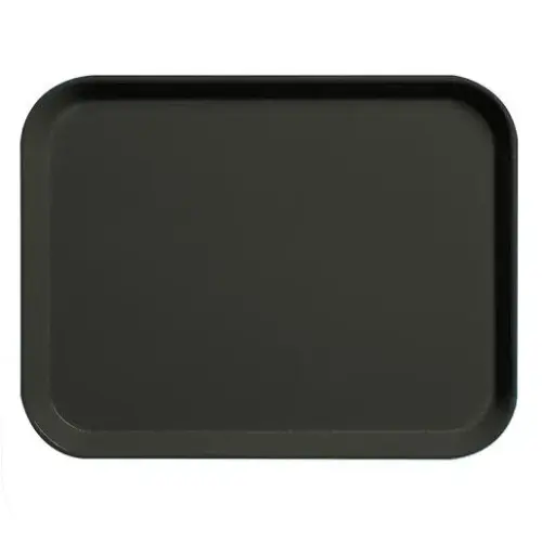 Cambro 13" x 21" Black Camlite Tray (Set of 12) [3253CL-110]