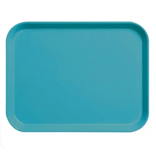 Cambro 13" x 21" Green Camlite Tray (Set of 12) [3253CL-162]