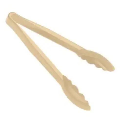 Cambro 6" Scallop Grip Plastic Tongs - Camwear (Set of 12) [6TGS-133]