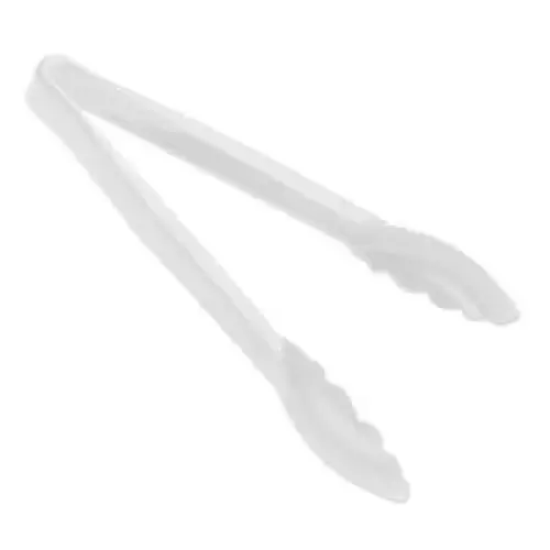 Cambro 6" Scallop Grip Plastic Tongs - Camwear (Set of 12) [6TGS-135]