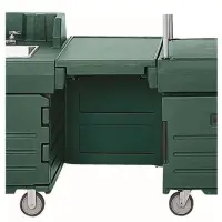 Cambro KMC24-519 - Green CamKiosk Connector Unit w/ Front Panel 