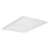 Cambro 1218CCW-135 - Half-Size Flat Lid for Food Box - Camwear (6 per Case) 