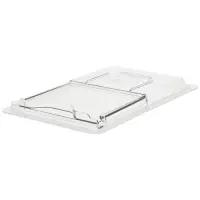 Cambro 1218SCCW-135 - 12" x 18" Half-Size Food Box Cover - Camwear SlidingLids (6 per Case) 