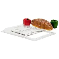 Cambro 1218SCCW-135 - 12" x 18" Half-Size Food Box Cover - Camwear SlidingLids (6 per Case) 