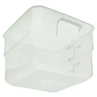 Cambro 12SFSPP-190 - 12 qt Polypropylene Food Storage Container - CamSquare (6 per Case) 