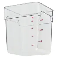 Cambro 18SFSCW-135 - 18 qt Polycarbonate Food Storage Container - Camwear CamSquare (6 per Case) 