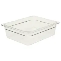 Cambro 24CW-135 - 6 qt Half-Size Food Pan - Camwear (6 per Case) 