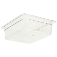 Cambro 24CW-135 - 6 qt Half-Size Food Pan - Camwear (6 per Case) 