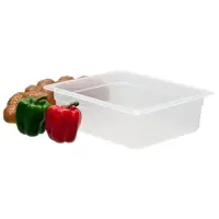 Cambro 24PP-190 - 6.3 qt Half-Size Translucent Food Pan (6 per Case) 