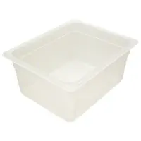 Cambro 26PP-190 - 9.4 qt Half-Size Translucent Food Pan (6 per Case) 