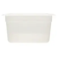 Cambro 26PP-190 - 9.4 qt Half-Size Translucent Food Pan (6 per Case) 