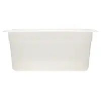 Cambro 26PP-190 - 9.4 qt Half-Size Translucent Food Pan (6 per Case) 