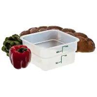 Cambro 2SFSPP-190 - 2 qt Polypropylene Food Storage Container - CamSquare (6 per Case) 