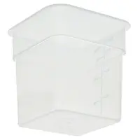 Cambro 4SFSPP-190 - 4 qt Polypropylene Food Storage Container - CamSquare (6 per Case) 