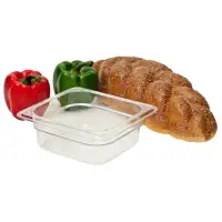 Cambro 62CW-135 - 1 qt Sixth-Size Food Pan - Camwear (6 per Case) 