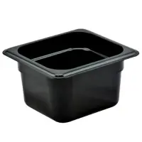 Cambro 64HP-110 - 1.6 qt Sixth-Size Food Pan - High-Heat H-Pan (6 per Case) 