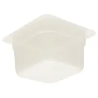 Cambro 64PP-190 - 1.6 qt Sixth-Size Translucent Food Pan (6 per Case) 