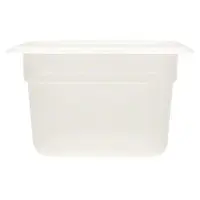 Cambro 64PP-190 - 1.6 qt Sixth-Size Translucent Food Pan (6 per Case) 